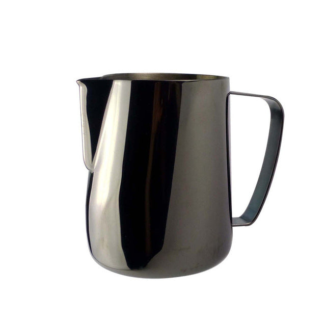 TTLIFE Milk Jug 0.3-0.6L Stainless Steel Frothing Pitcher Pull Flower Cup Coffee Milk Frother Latte Art Milk Foam Tool Coffeware